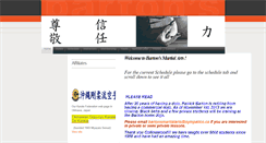 Desktop Screenshot of bartonsmartialarts.com